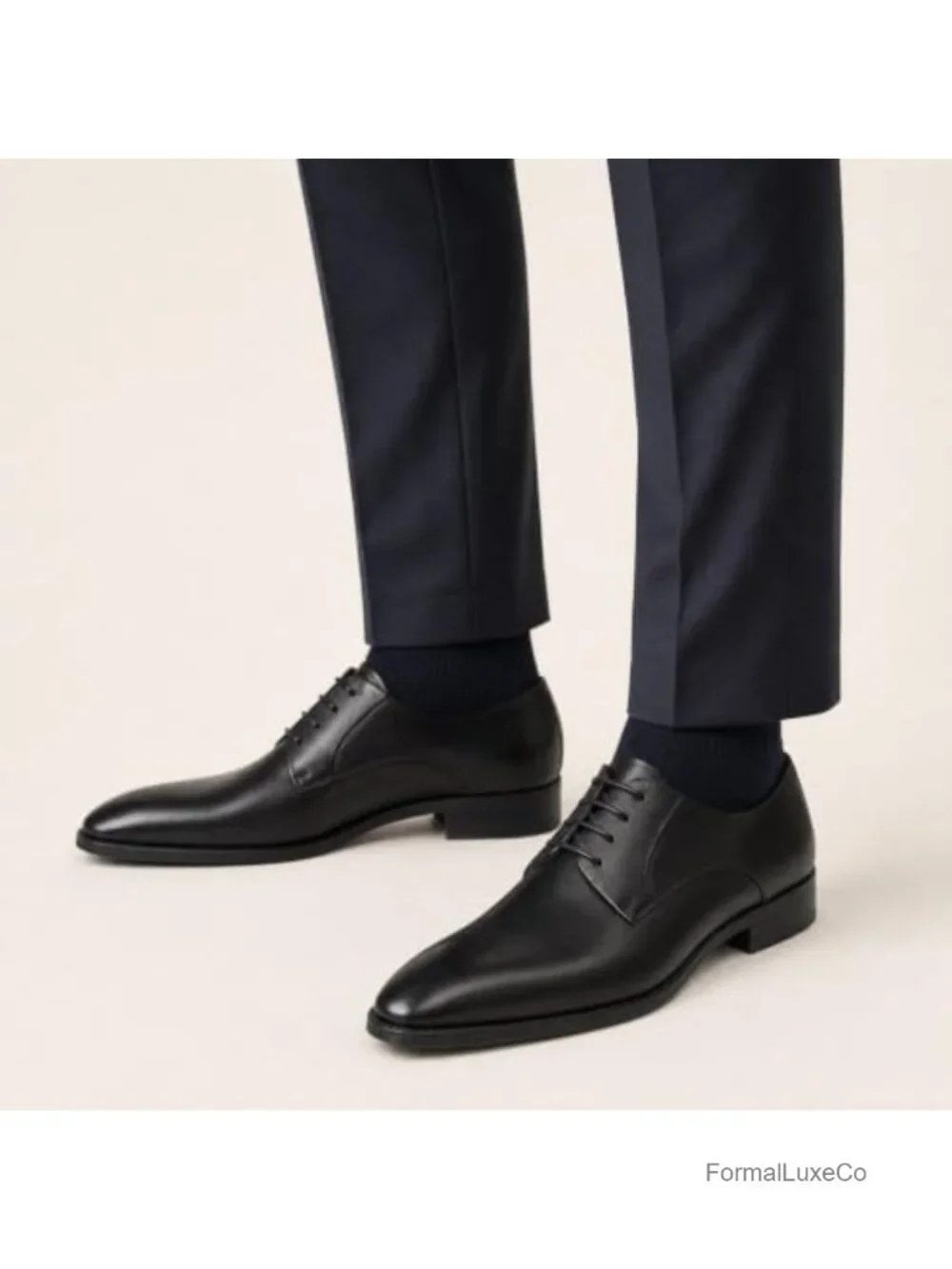 Men's Genuine Leather Oxford Lace-Up Dress Shoes Formal Business